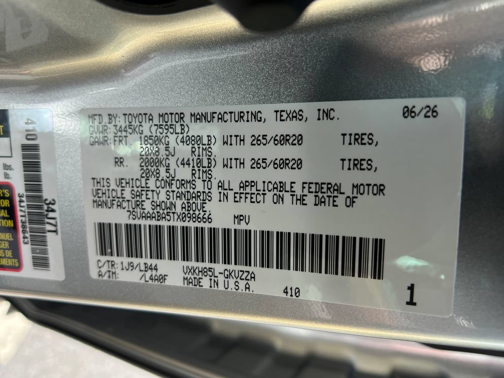 New 2026 Toyota Sequoia 1794 Edition w/ TRD Off-Road Package AWD/4WD image 28