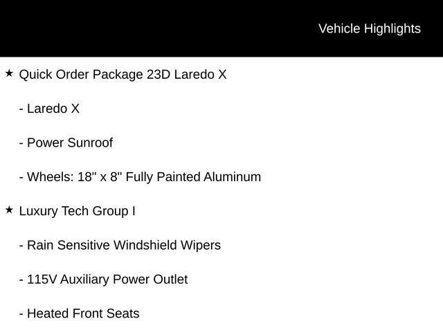 Used 2025 Jeep Grand Cherokee Laredo X w/ Luxury Tech Group I image 11