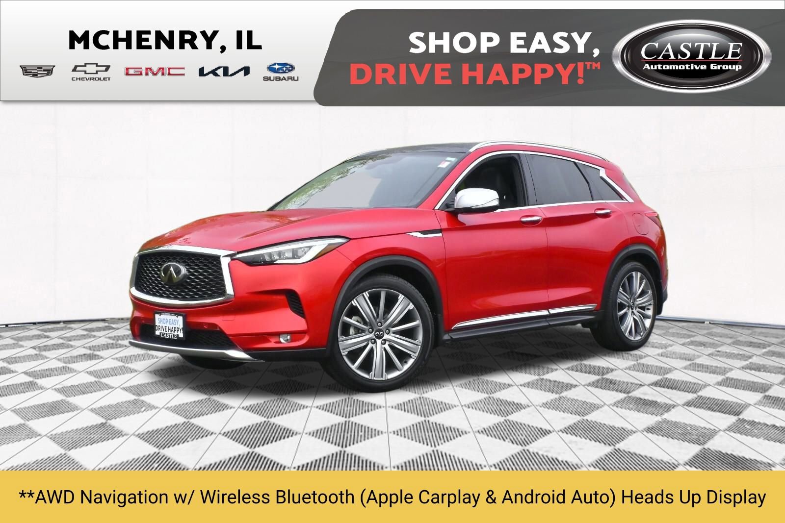 Used 2021 INFINITI QX50 Sensory w/ Accent Package