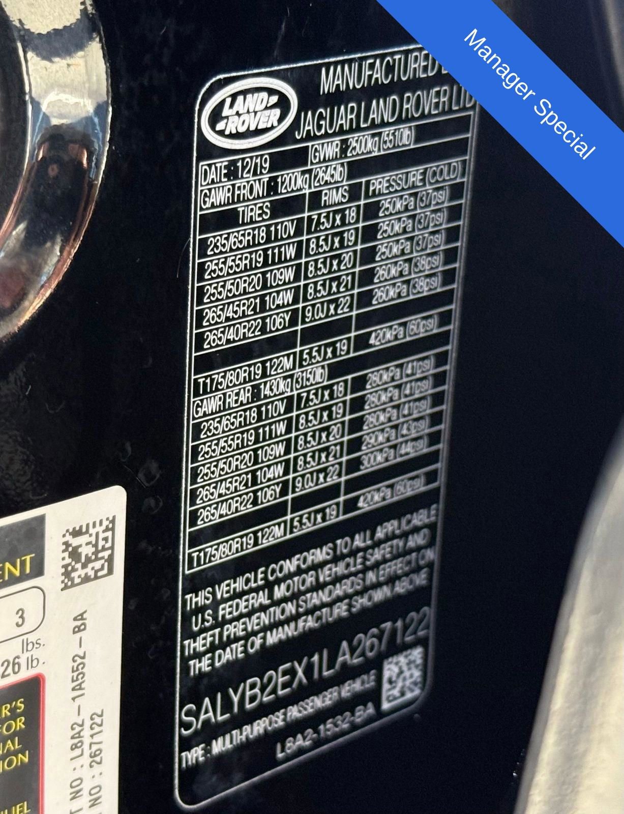 Used 2020 Land Rover Range Rover Velar S image 62