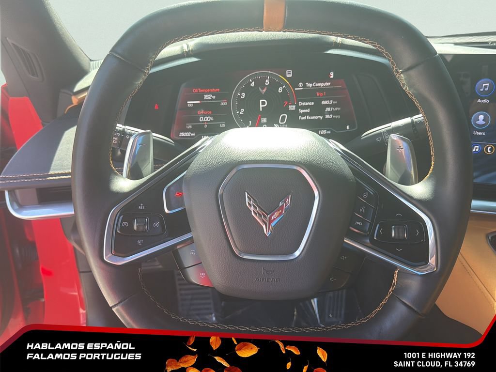 Certified 2023 Chevrolet Corvette Stingray Preferred Cpe w/ Z51 Performance Package RWD image 17