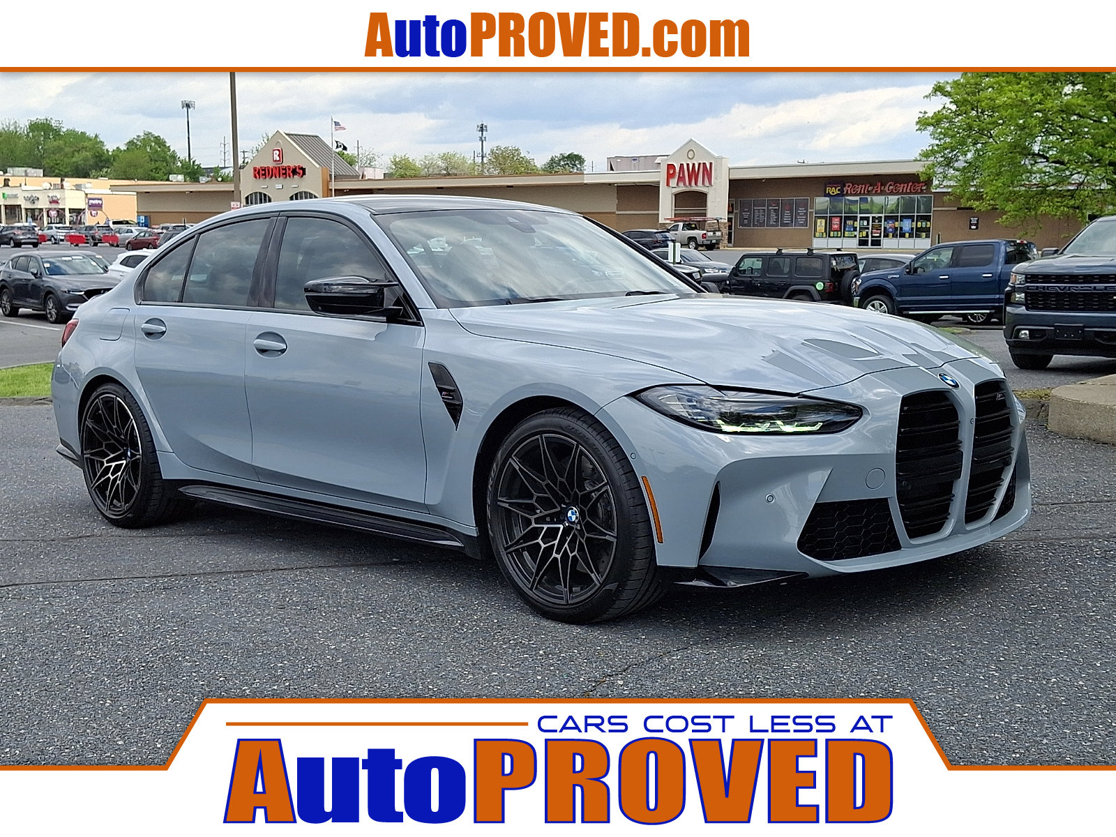 Used 2022 BMW M3 Competition w/ Executive Package AWD/4WD image 1