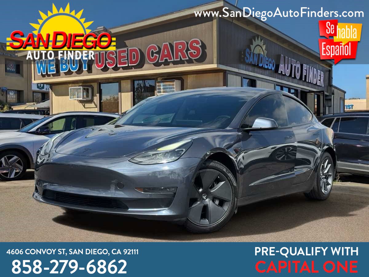 Used 2021 Tesla Model 3 Long Range AWD/4WD image 1