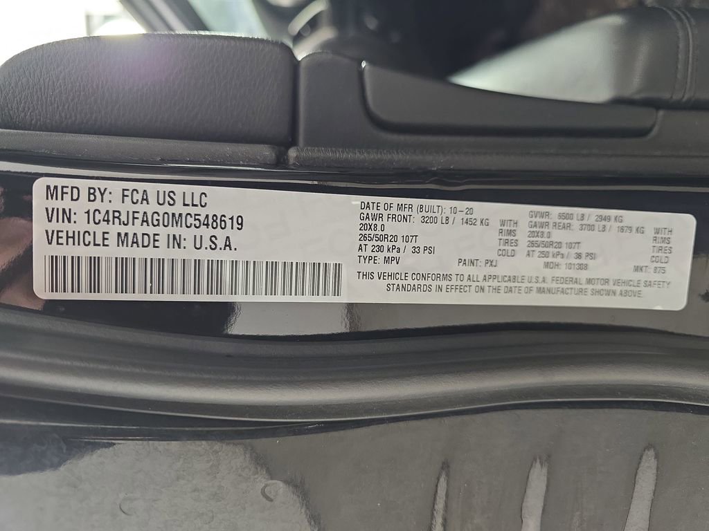 Used 2021 Jeep Grand Cherokee Laredo X image 33