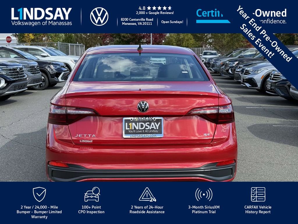 Certified 2024 Volkswagen Jetta SE w/ Panoramic Sunroof Package image 4