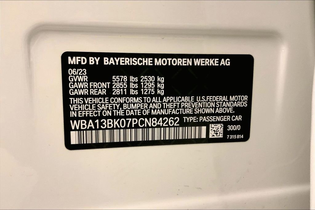 Certified 2023 BMW M550i xDrive w/ Dynamic Handling Package AWD/4WD image 32