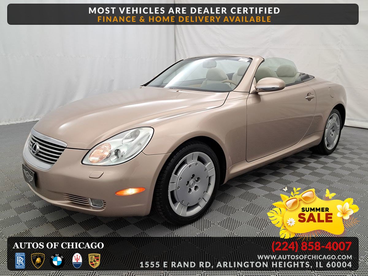 Used 2002 Lexus SC 430 Convertible