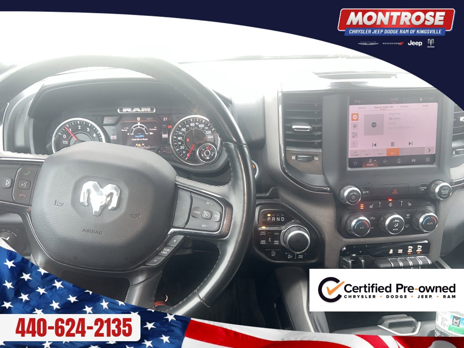 Certified 2022 RAM 1500 Big Horn w/ Built-to-serve Edition image 9