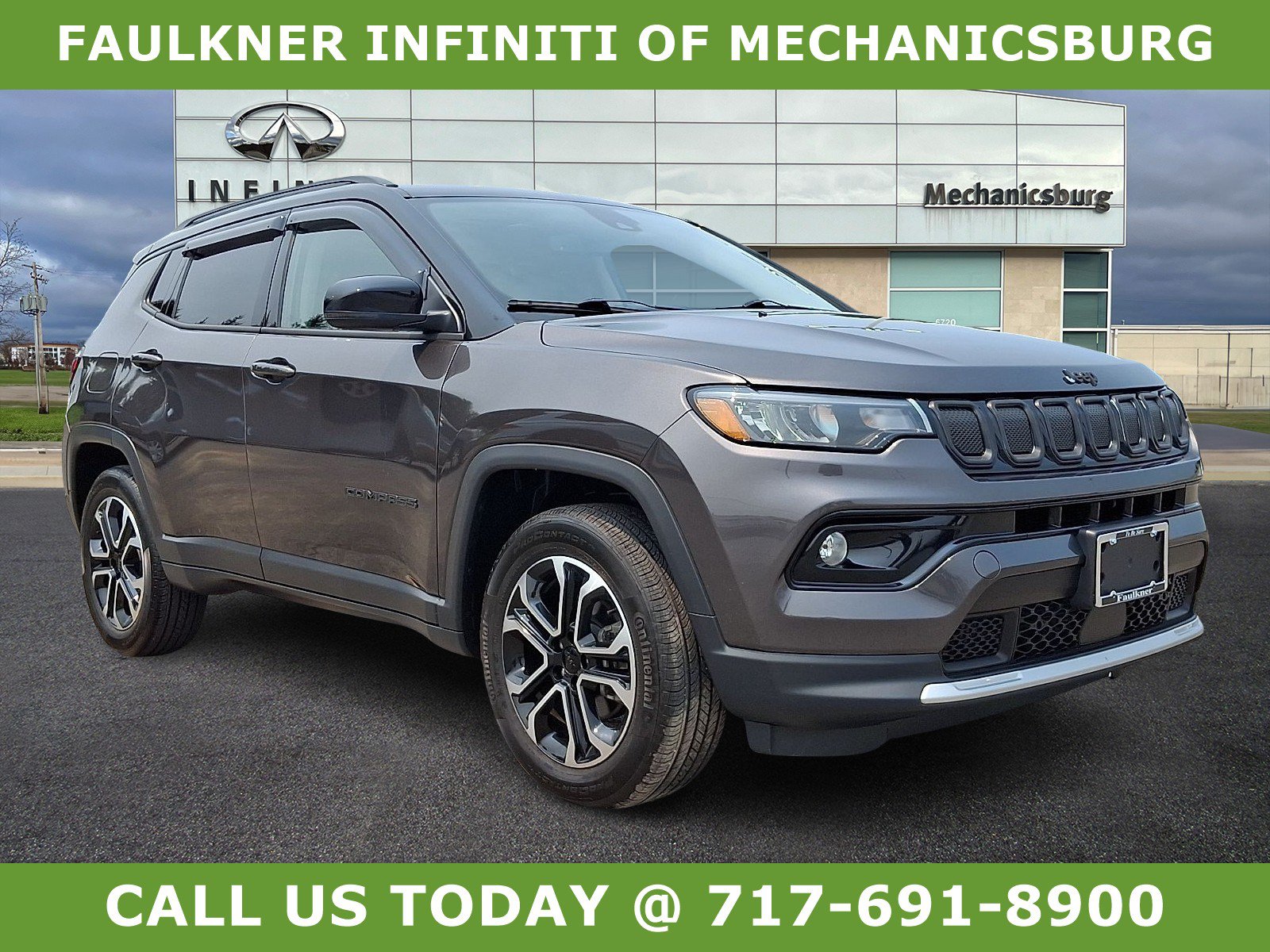 Used 2022 Jeep Compass Limited w/ Sun and Sound Group AWD/4WD image 1