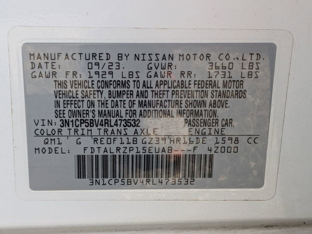 Used 2024 Nissan Kicks S FWD image 28