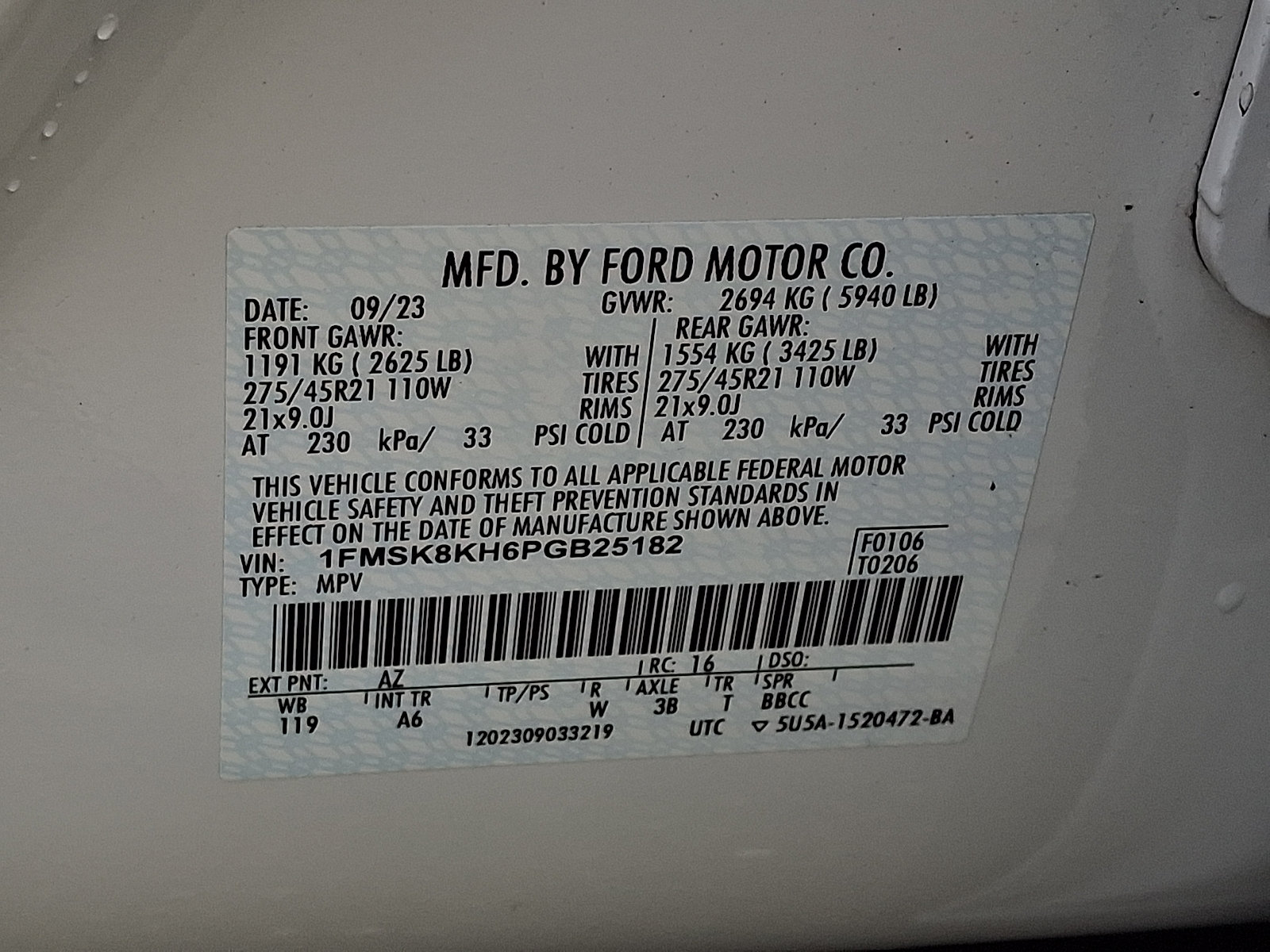 Certified 2023 Ford Explorer ST-Line w/ Class IV Trailer Tow Package AWD/4WD image 27