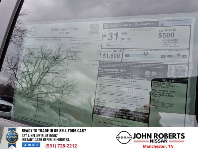 New 2026 Nissan Kicks SV w/ Cold Weather Package image 20