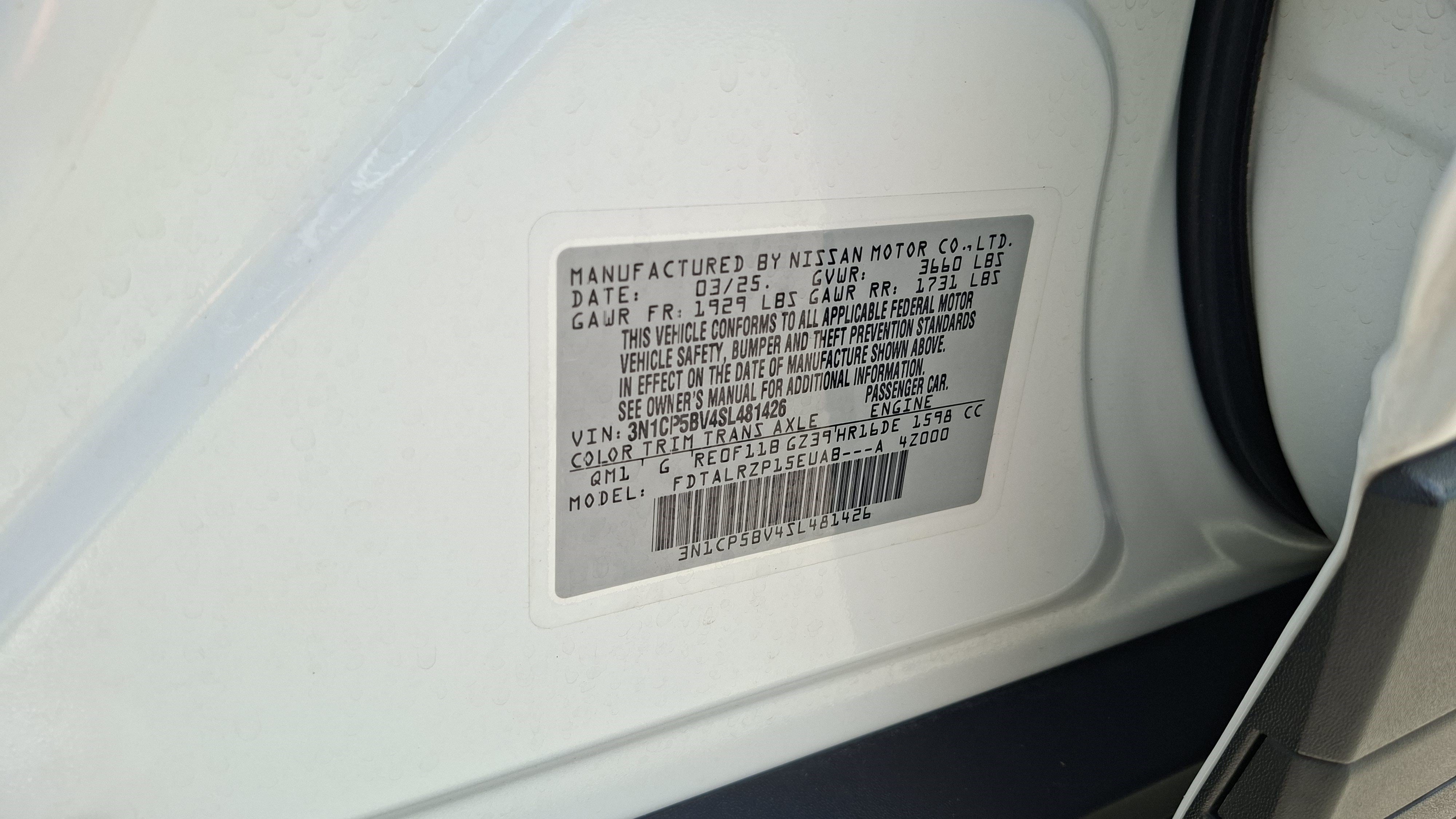 Certified 2025 Nissan Kicks Play S FWD image 26