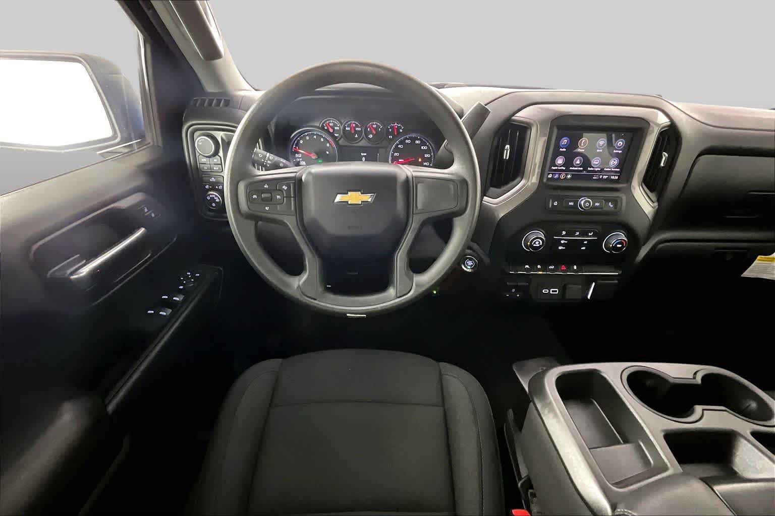 Used 2024 Chevrolet Silverado 1500 Custom w/ Turbomax Blackout Package AWD/4WD image 6