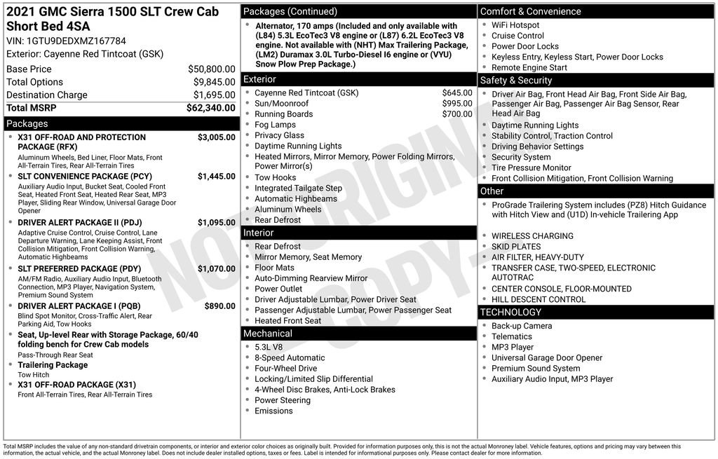 Used 2021 GMC Sierra 1500 SLT image 3