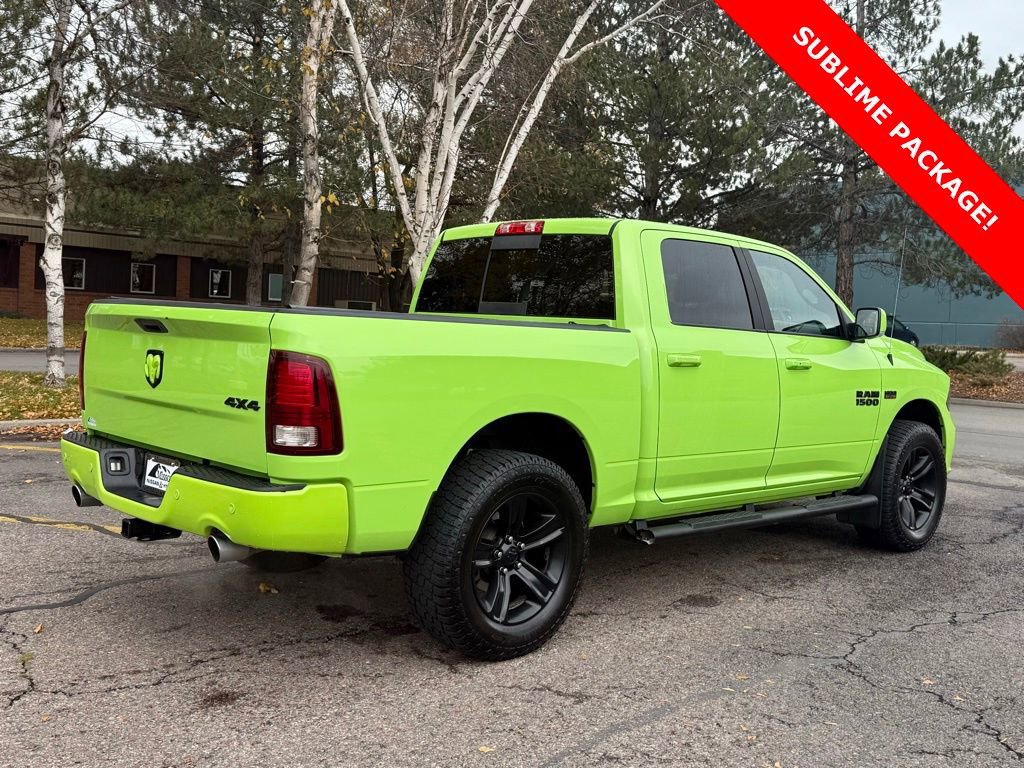 Used 2017 RAM 1500 Sport w/ Sublime Green Sport Package image 6