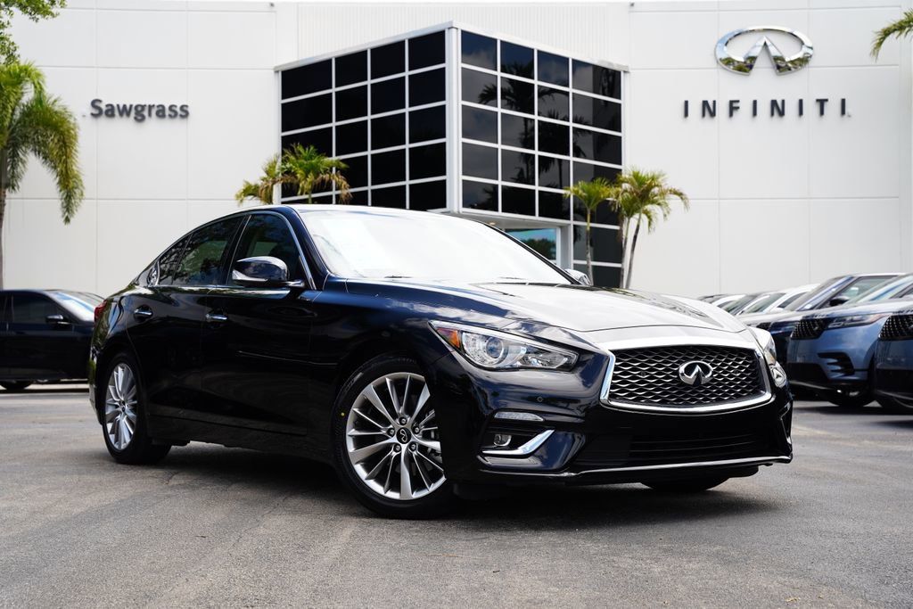 Used 2023 INFINITI Q50 Luxe w/ Cargo Package