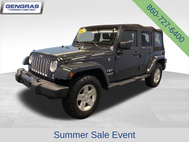 Certified 2017 Jeep Wrangler Unlimited Sahara w/ Connectivity Group AWD/4WD image 4