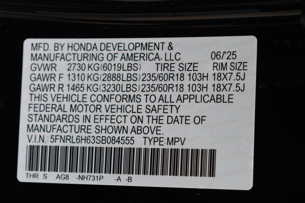 Used 2025 Honda Odyssey EX-L image 35