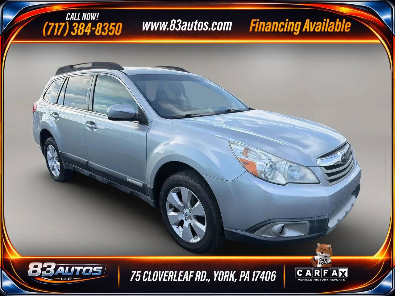 Used 2012 Subaru Outback 2.5i Limited w/ Moonroof Pkg AWD/4WD image 1
