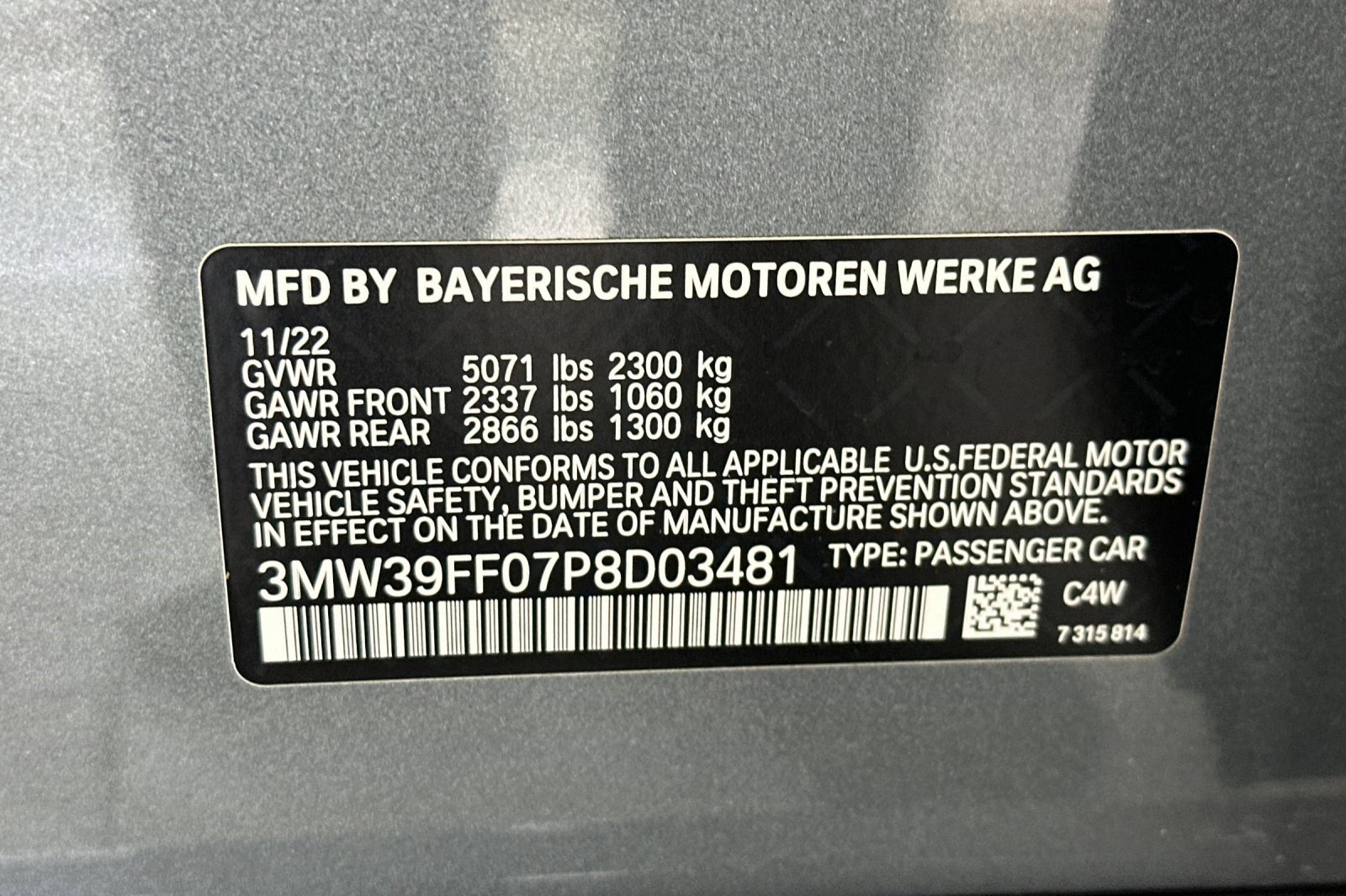 Certified 2023 BMW 330e w/ M Sport Package image 18