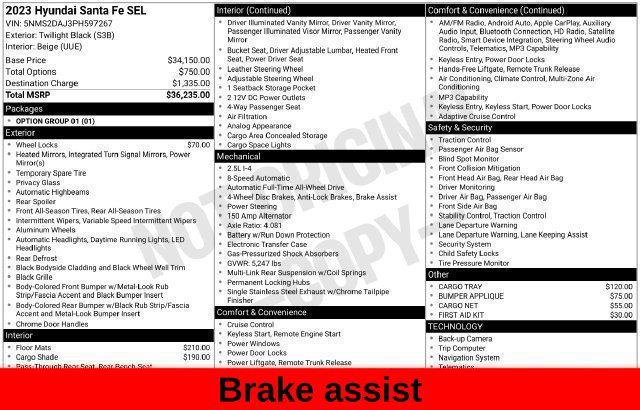 Used 2023 Hyundai Santa Fe SEL AWD/4WD image 39