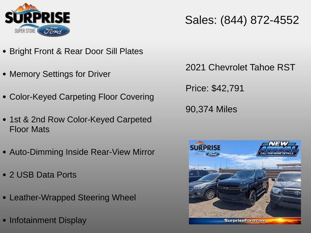 Used 2021 Chevrolet Tahoe RST AWD/4WD image 20