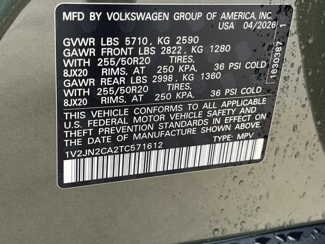 New 2026 Volkswagen Atlas SE FWD image 29