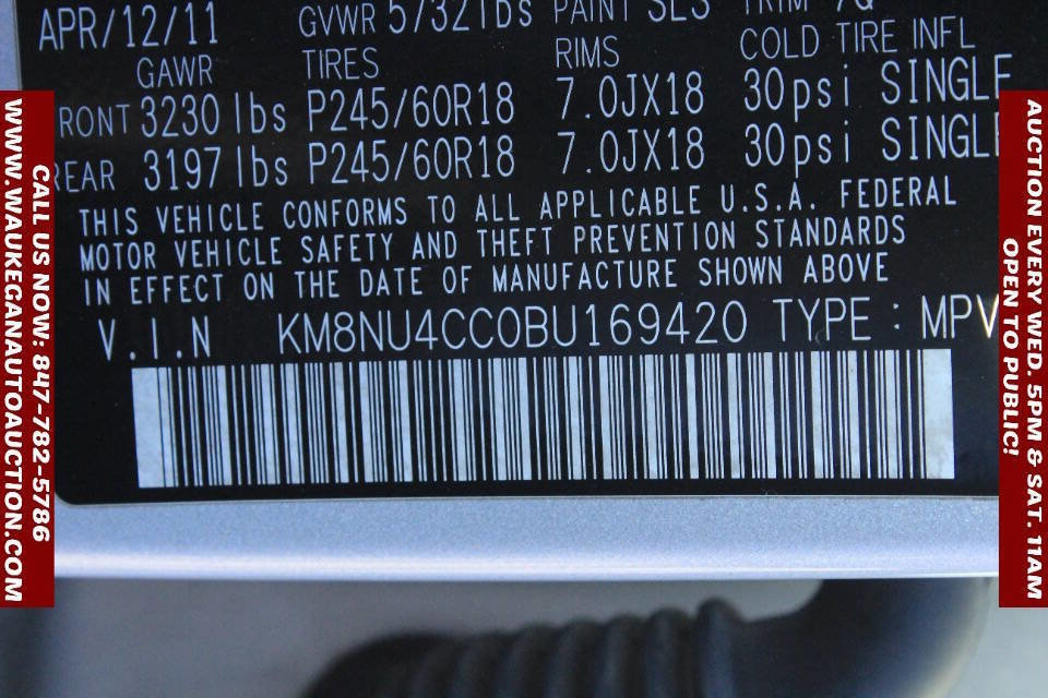 Used 2011 Hyundai Veracruz Limited w/ Navigation Pkg 3 image 11