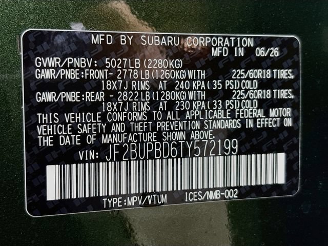 New 2026 Subaru Outback Premium AWD/4WD image 32
