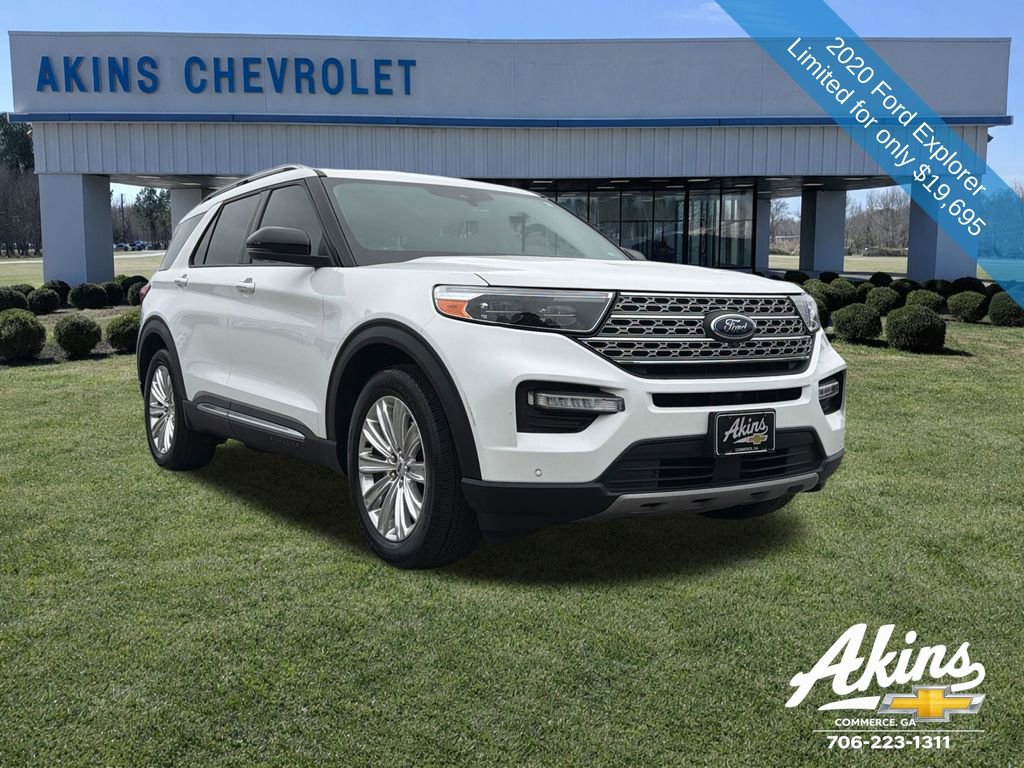 Used 2020 Ford Explorer Limited w/ Class III Trailer Tow Package RWD image 3