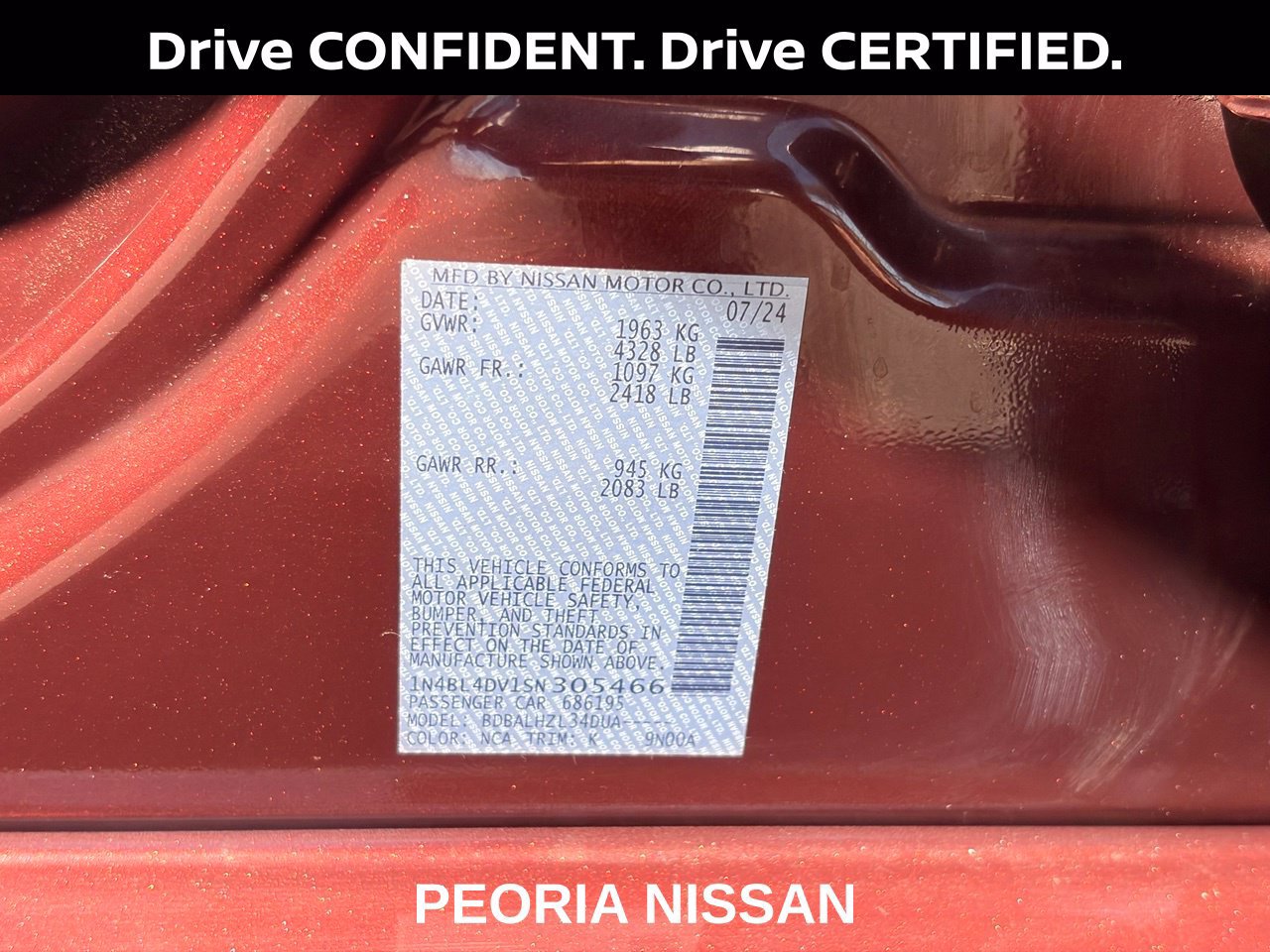 Certified 2025 Nissan Altima 2.5 SV FWD image 32