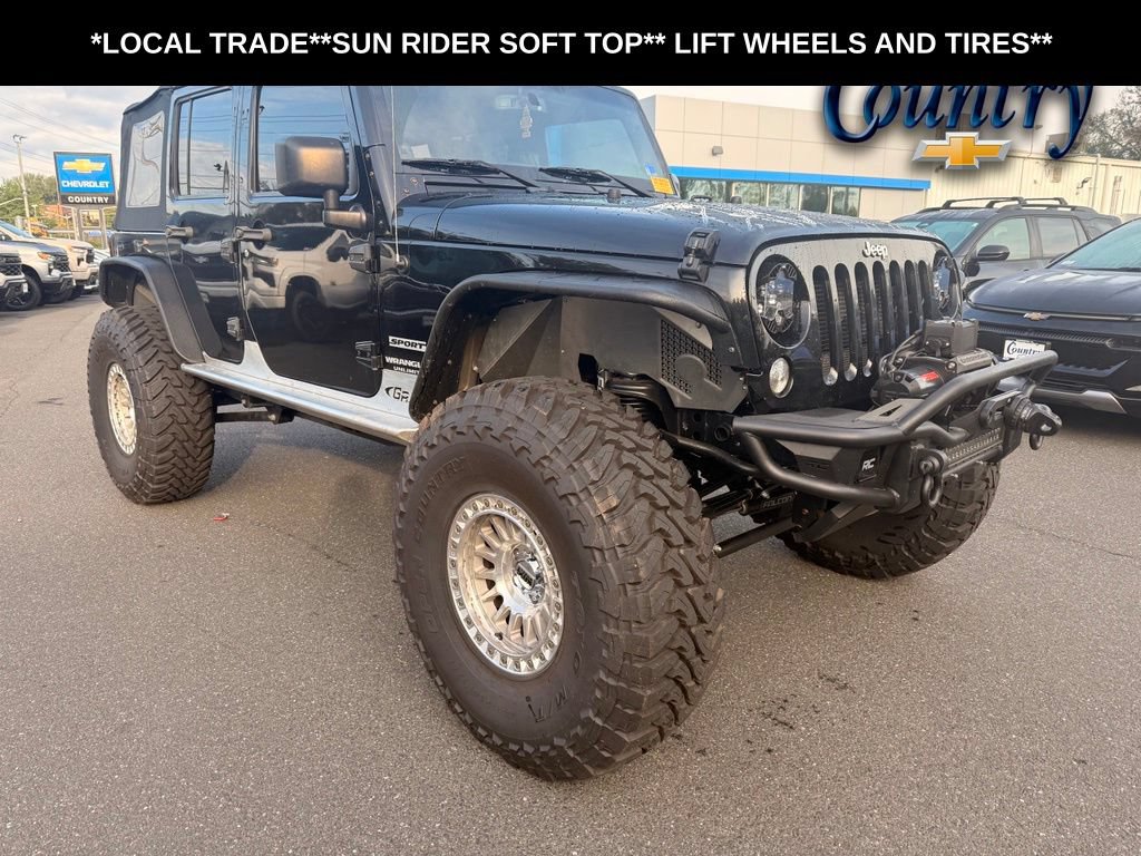 Used 2014 Jeep Wrangler Unlimited Sport w/ Quick Order Package 24S AWD/4WD image 1