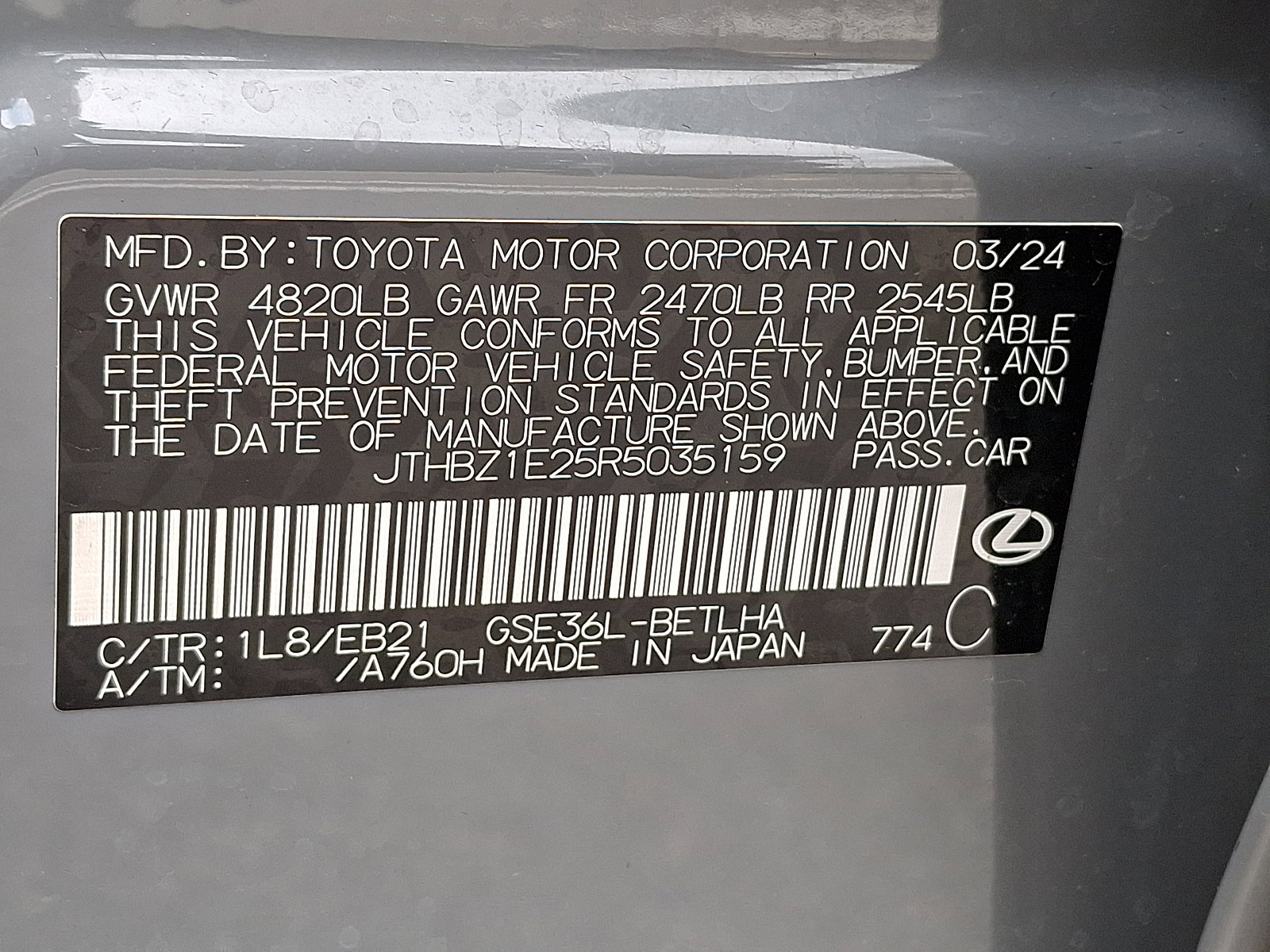 Certified 2024 Lexus IS 350 F Sport w/ Accessory Package 2 AWD/4WD image 29