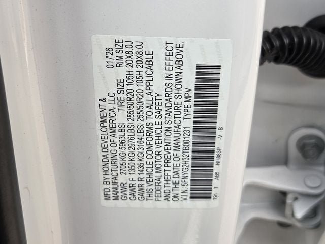 Certified 2026 Honda Pilot Sport image 43