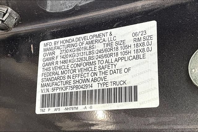 Used 2023 Honda Ridgeline RTL-E image 20