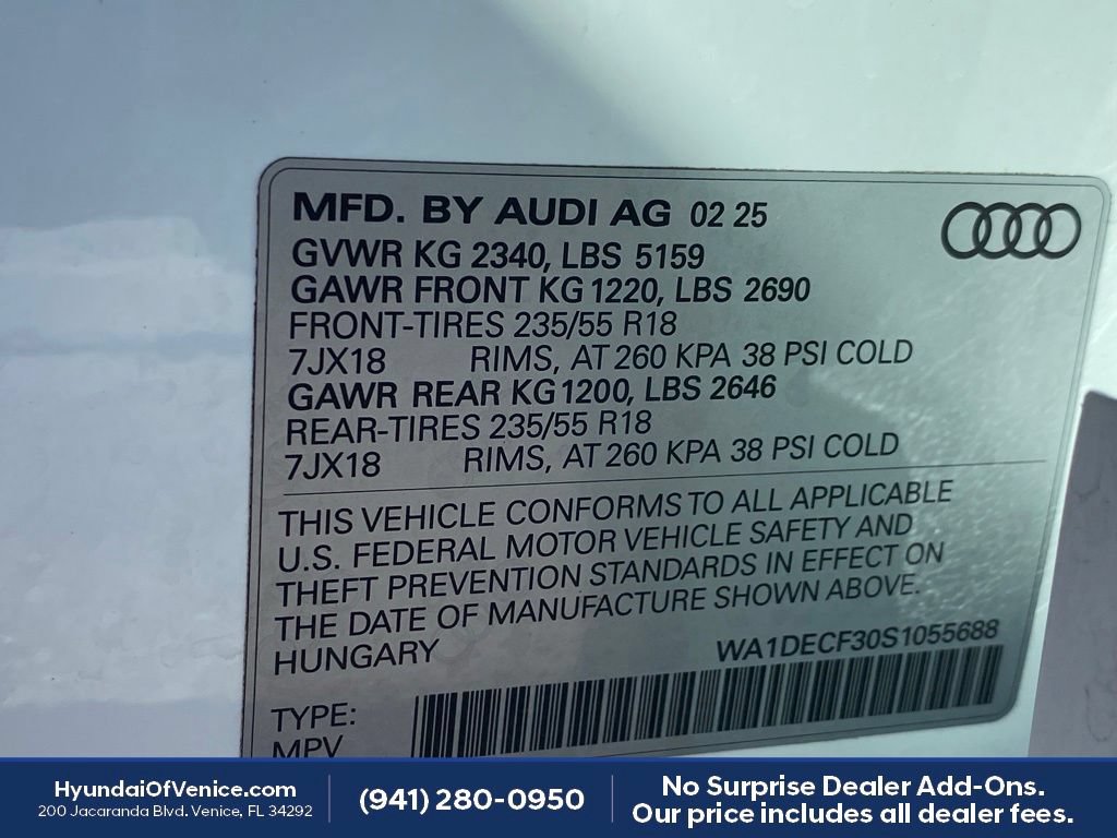 Used 2025 Audi Q3 2.0T Premium AWD/4WD image 23