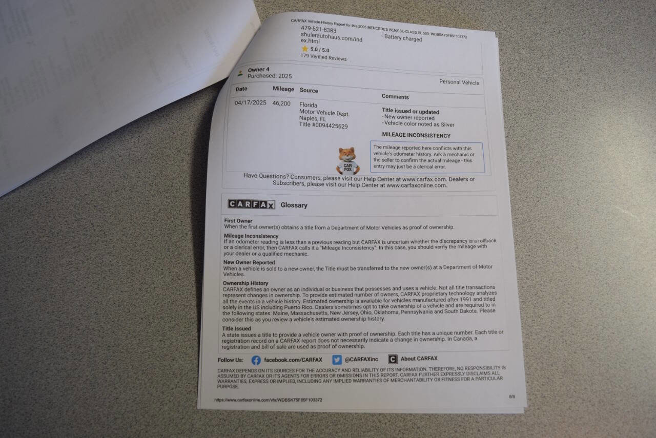 Used 2005 Mercedes-Benz SL 500 image 68