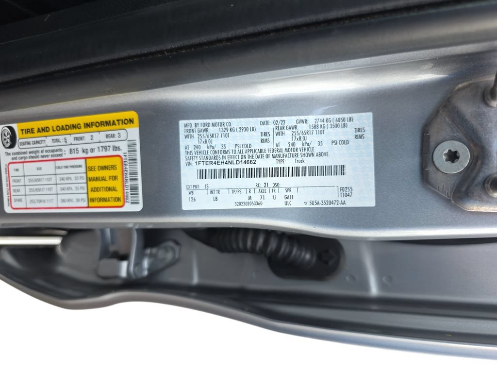 Used 2022 Ford Ranger XLT w/ Equipment Group 301A Mid RWD image 31