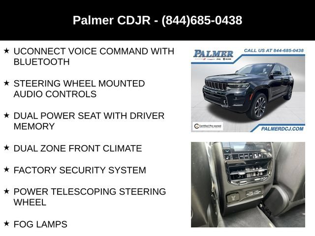 Certified 2022 Jeep Grand Cherokee Overland w/ Luxury Tech Group IV AWD/4WD image 24