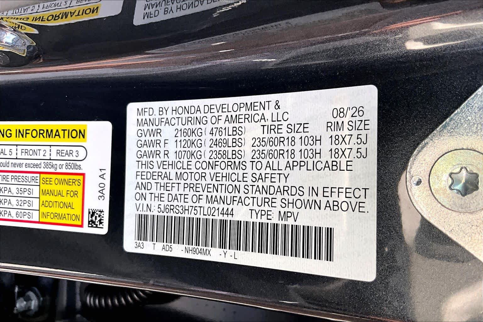 New 2026 Honda CR-V EX-L image 14