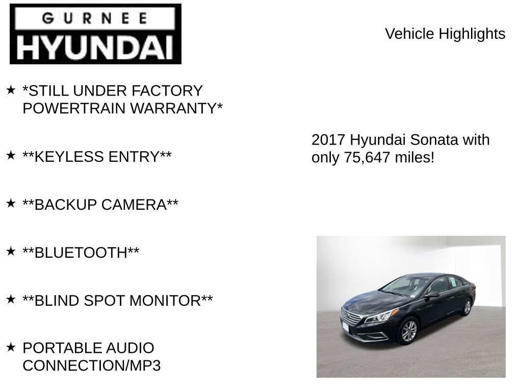 Used 2017 Hyundai Sonata SE image 7