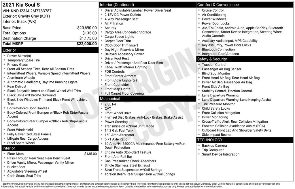 Used 2021 Kia Soul S image 12