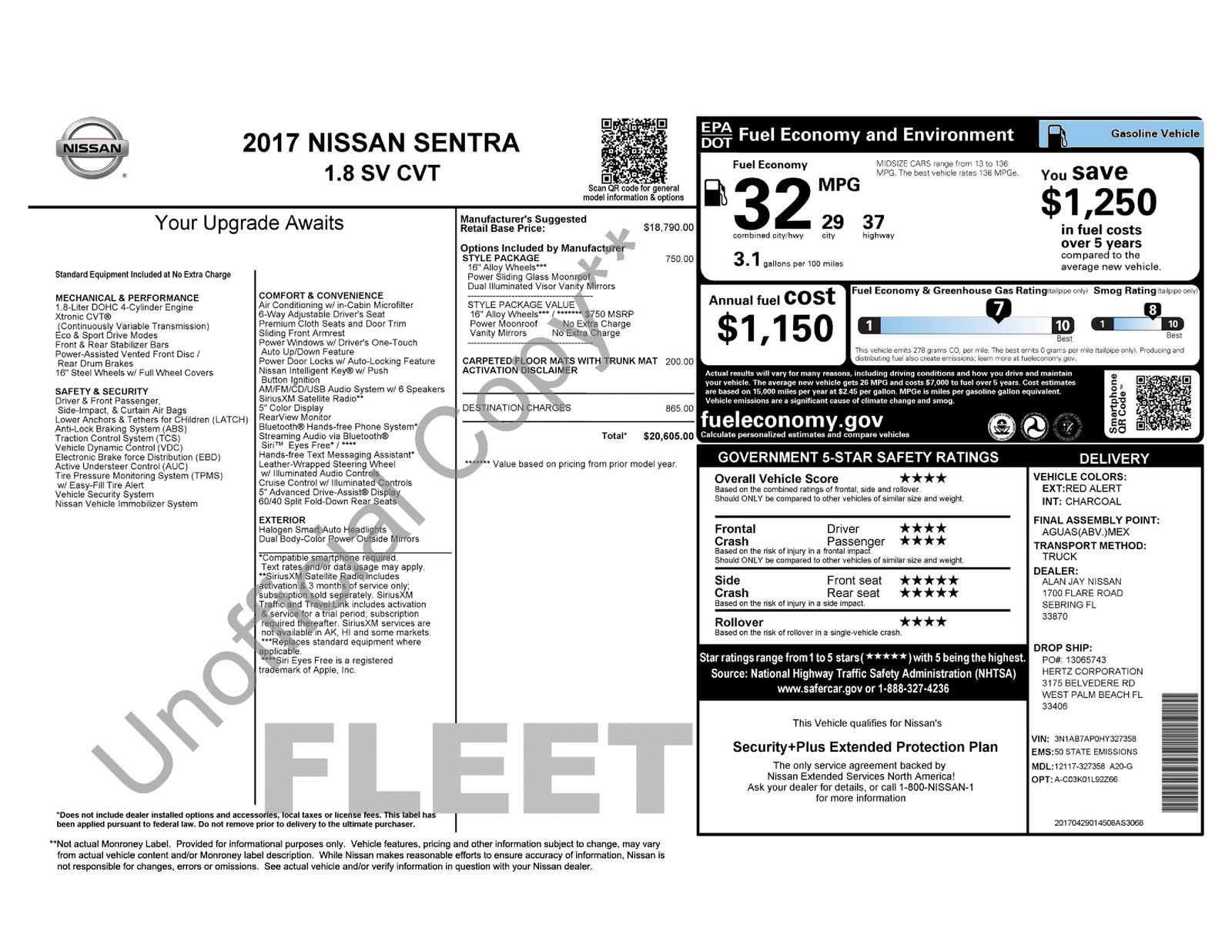 Used 2017 Nissan Sentra SV w/ Style Package image 35