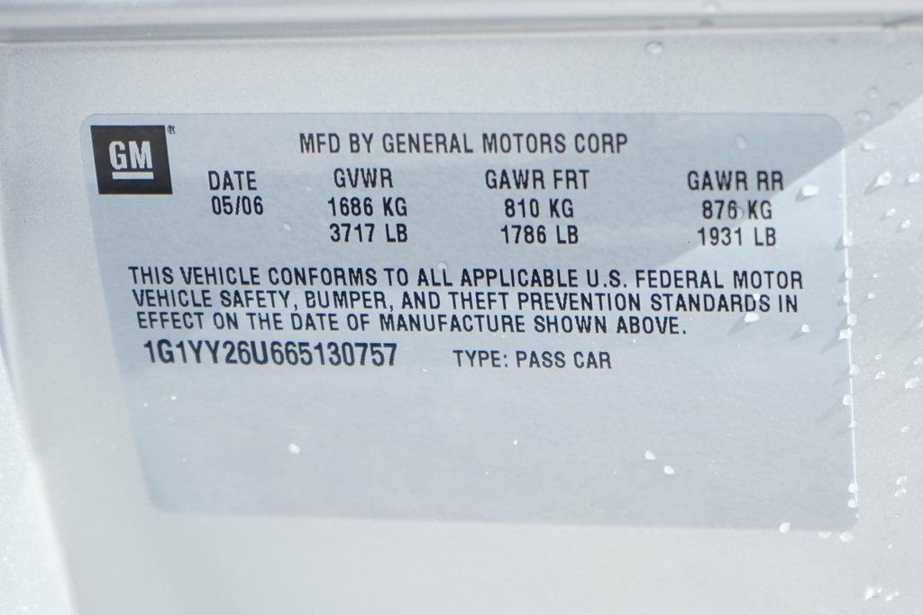 Used 2006 Chevrolet Corvette Coupe w/ Preferred Equipment Group image 53