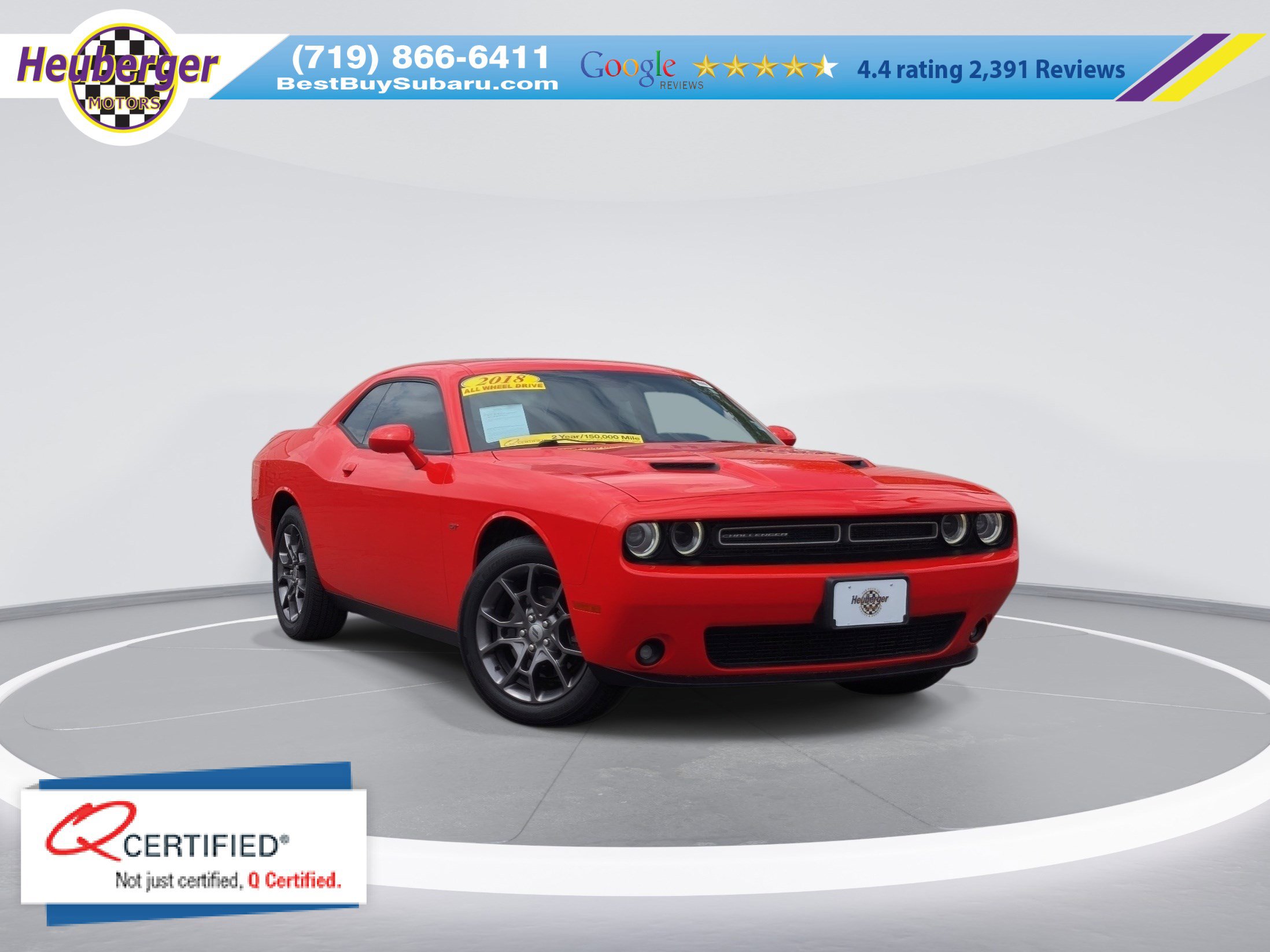 Used 2018 Dodge Challenger GT w/ GT Interior Package AWD/4WD image 1