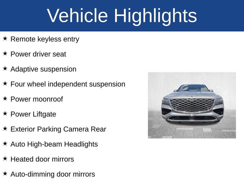 Used 2025 Genesis GV80 3.5T Prestige image 4