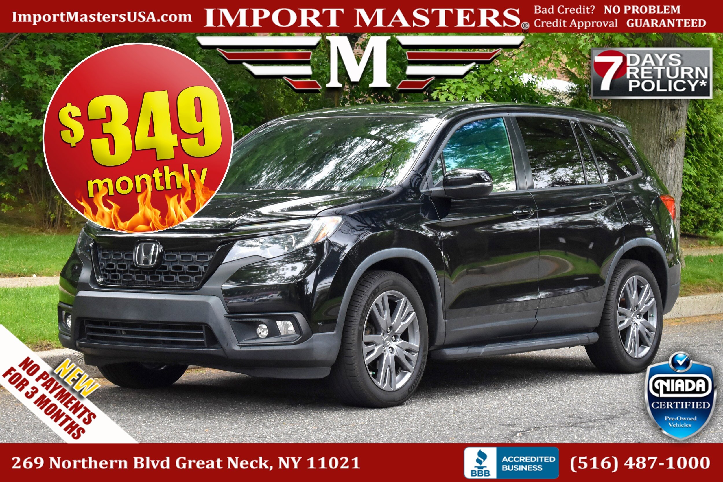 Used 2019 Honda Passport EX-L image 1