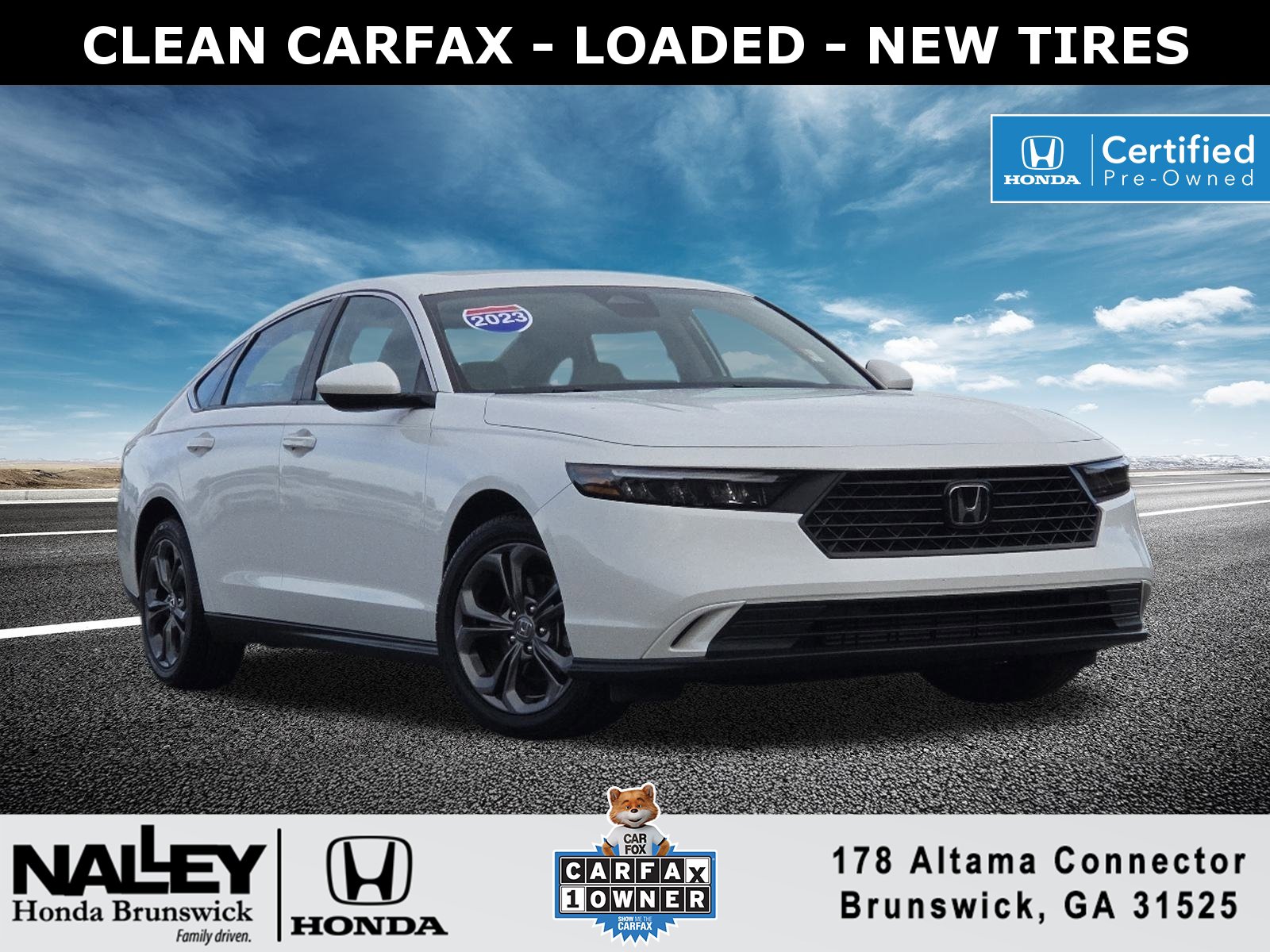 Certified 2023 Honda Accord EX