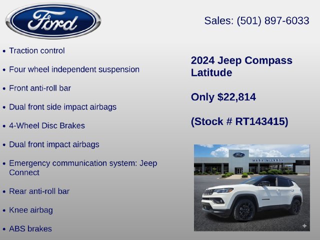 Used 2024 Jeep Compass Latitude w/ Altitude Special Edition AWD/4WD image 18
